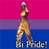 Icon: Bisexual Pride - African Woman Dancing