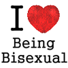 Icon: I LOVE Being Bisexual