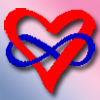 Icon: Polyamorous Symbol with Bisexual Pride Colours