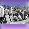 Brenda Howard at an early Gay Rights Protest in the 1970's